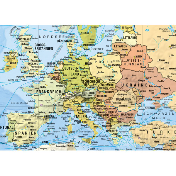 Bacher Verlag Podróżnicza mapa świata Miejsca mojego życia mała z Neoballs