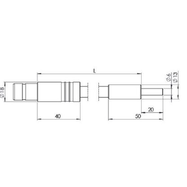 StarLight Opto-Electronics GLF1-1000-4.5, 1-armig, Armlänge 1000 mm, aktiver Durchmesser 4,5 mm