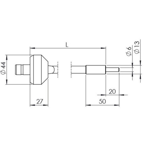 StarLight Opto-Electronics GLS1-800-4.5, 1-ramienny, długość ramienia 800 mm, średnica aktywna 4,5 mm