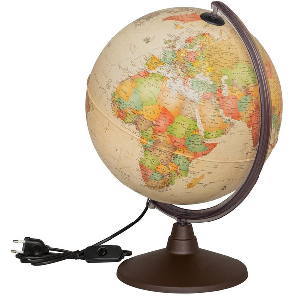 Idena Globus Illuminated globe Antique 30cm