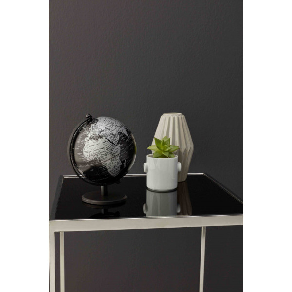 TROIKA Mini-Globus Gagarin Matt Black 13cm