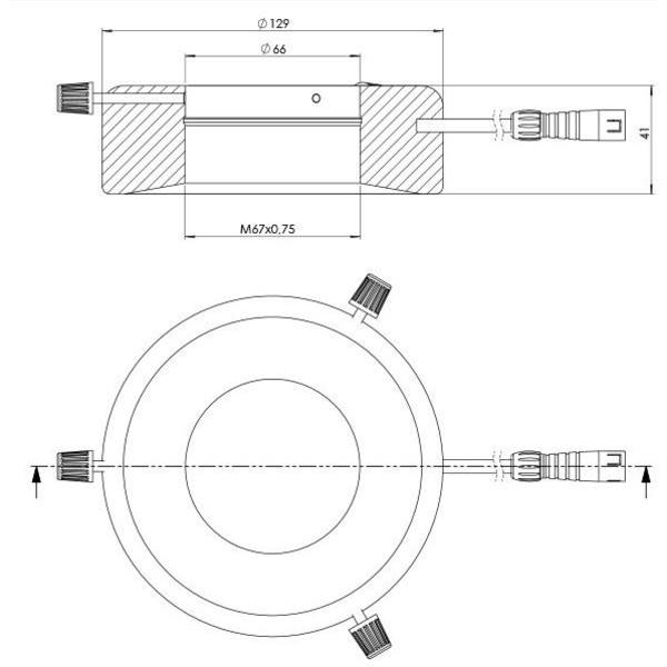 StarLight Opto-Electronics RL12-18s-S4 G, zielony (528 nm), Ø 66 mm