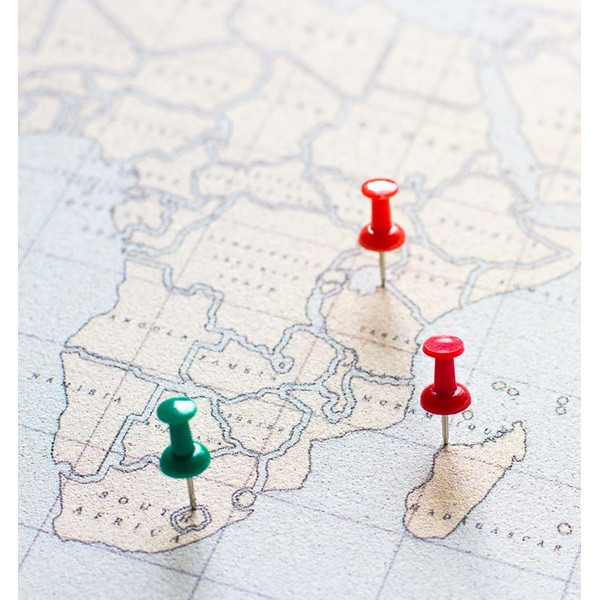 Miss Wood Mapa Woody Akwarela Vintage L