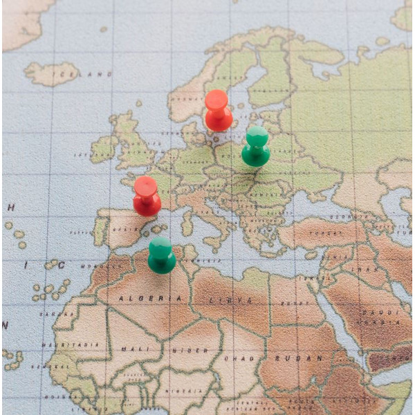 Miss Wood Mapa Woody Akwarela Fizyczna L