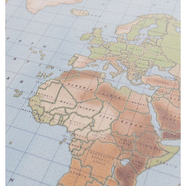 Miss Wood Mapa Woody Akwarela Fizyczna XL