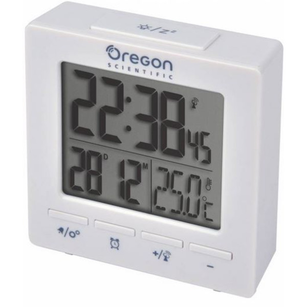 Oregon Scientific Stacja meteo RC Alarm clock with temperature white