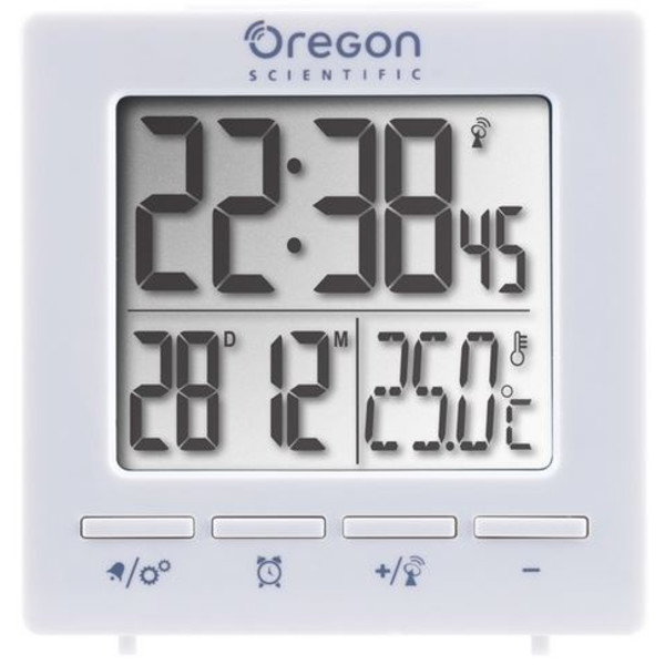 Oregon Scientific Stacja meteo RC Alarm clock with temperature white