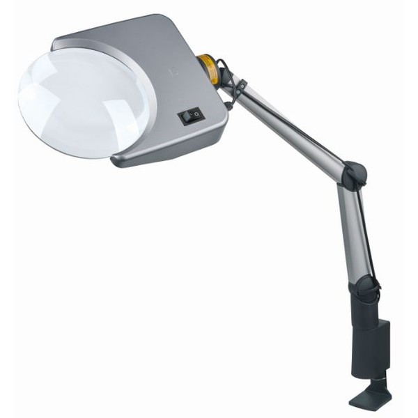 Schweizer Lupa Lampa powiększająca Tech-Line LED 4500K, 1,75x/Ø202mm, płasko-wypukła