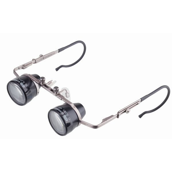 Schweizer Lupa Okulary powiększające Galilei, bino, 2,25x, 340 mm szer. gł.