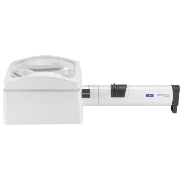 Eschenbach Lupa z podświetleniem LED, system varioPLUS, 100x50mm, 3,9X