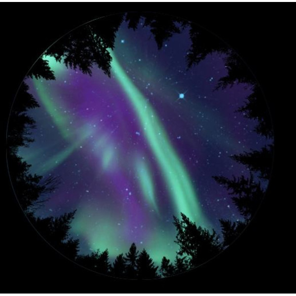 astrial Slajd dla Sega Homestar Planetarium Aurora Borealis Scenic