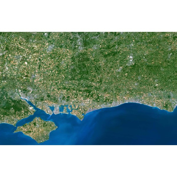 Planet Observer Mapa regionalna - Region Southhampton-Brighton