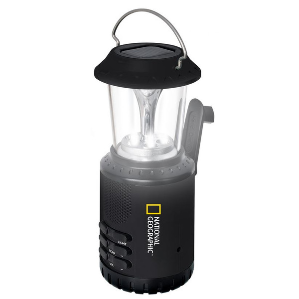 National Geographic Lampa do pracy Solarna latarnia kempingowa z radiem