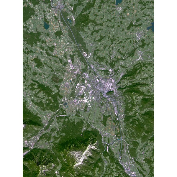 Planet Observer Mapa regionalna - Region Salzburg