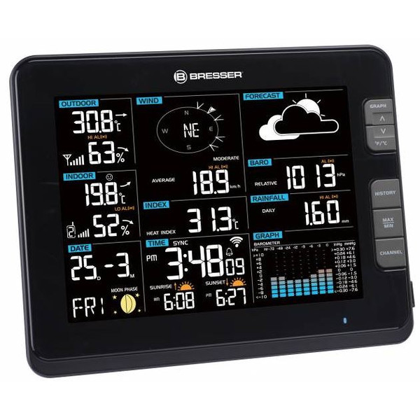 Bresser Stacja meteo Profi W-Lan Center 6in1