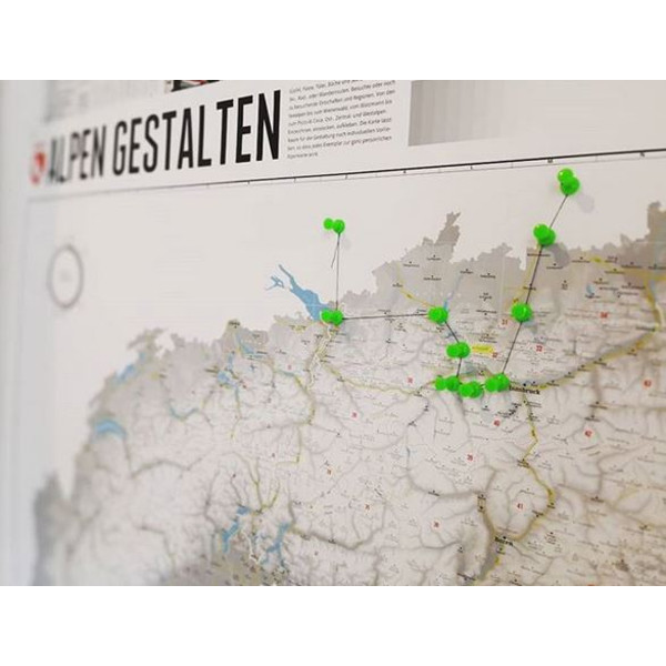 Marmota Maps Mapa regionalna Mapping Out the Alps (German)