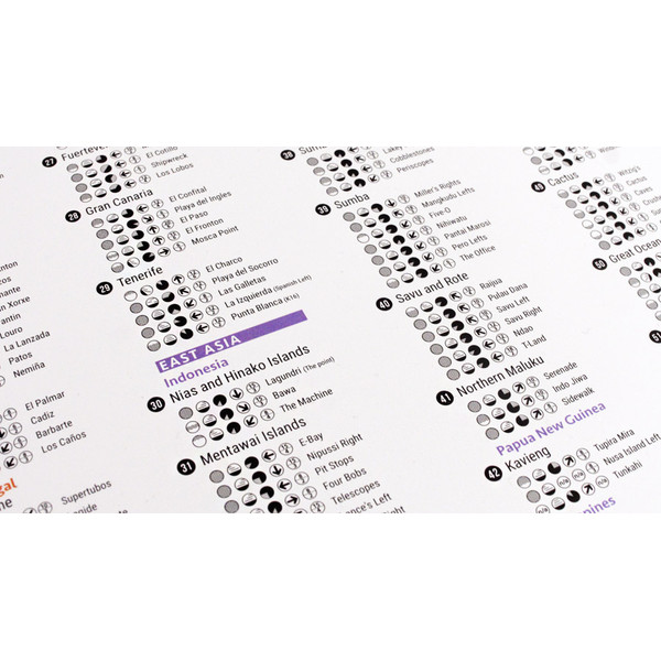 Marmota Maps Plakaty Infografika surfingu na świecie
