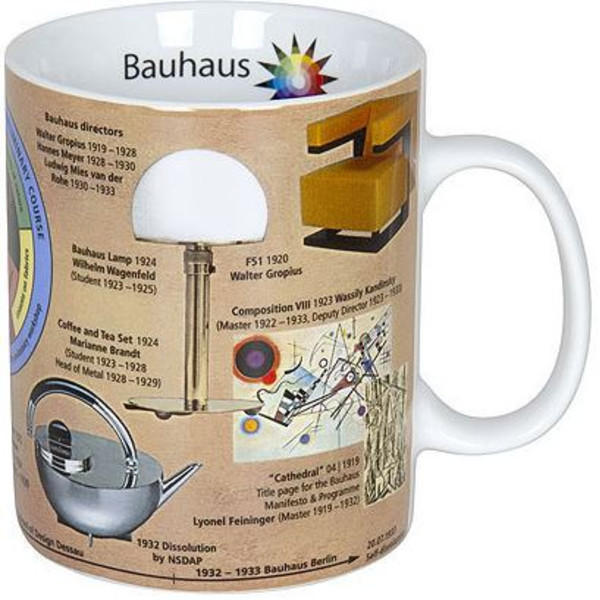 Könitz Filiżanka Mugs of Knowledge Bauhaus (English)