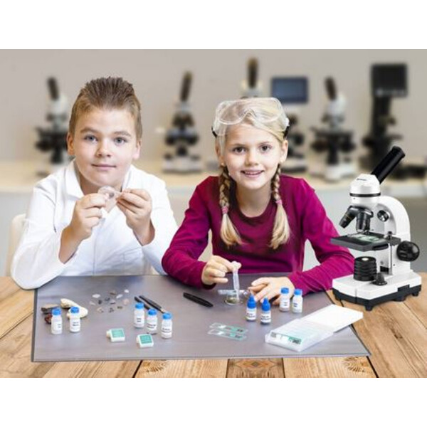 Bresser Junior Inteligentny zestaw akcesoriów do Mikroskopii z kodami QR