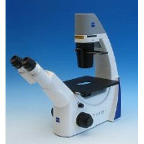 ZEISS Mikroskop odwrócony Primovert bino Ph 0, Ph1, 40x, 100x, 200x, Kond 0.3