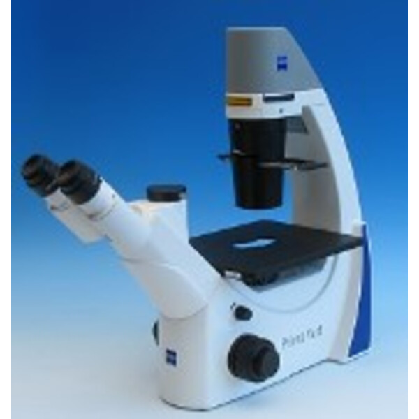 ZEISS Mikroskop odwrócony Primovert trino Ph0, Ph1,Ph2, 40x, 100x, 200x, 400x Kond 0.4
