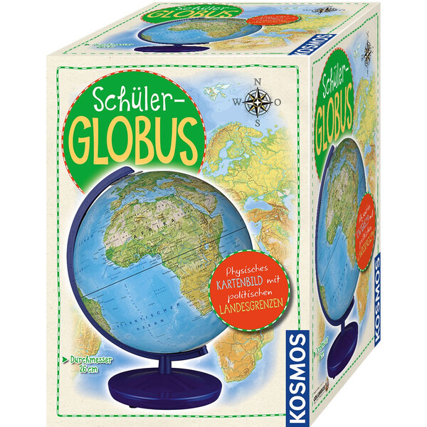 Kosmos Verlag Globusy dla dzieci Schülerglobus physisch 26cm