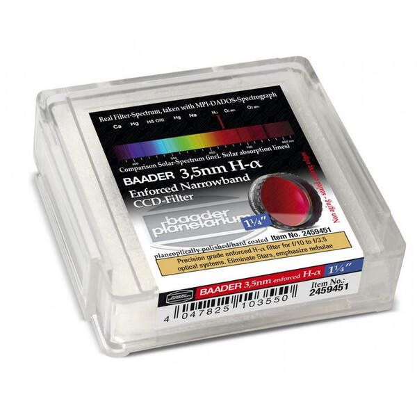 Baader Ultra-Narrowband 3.5nm H-alpha Filtry 1.25"