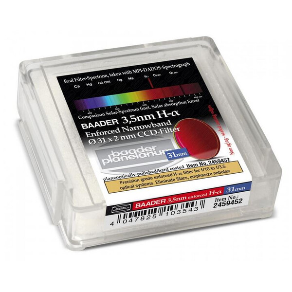Baader Ultra-Narrowband 3.5nm H-alpha Filtry 31mm