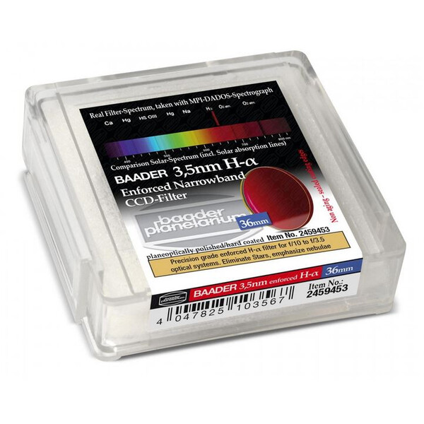 Baader Ultra-Narrowband 3.5nm H-alpha Filtry 36mm