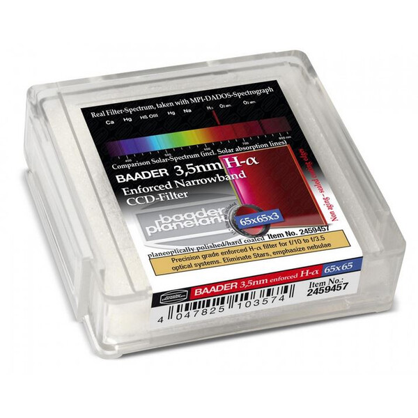 Baader Ultra-Narrowband 3.5nm H-alpha Filtry 65x65mm