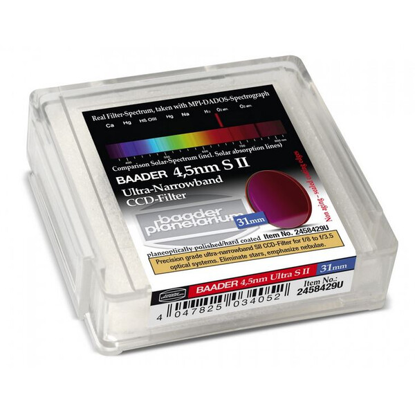 Baader Ultra-Narrowband 4.5nm S II Filtry 31mm