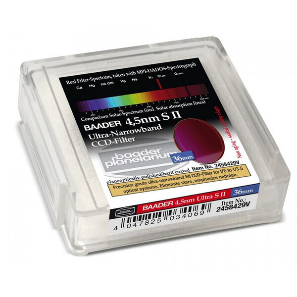 Baader Ultra-Narrowband 4.5nm S II Filtry 36mm