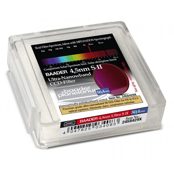 Baader Ultra-Narrowband 4.5nm S II Filtry 50.4mm