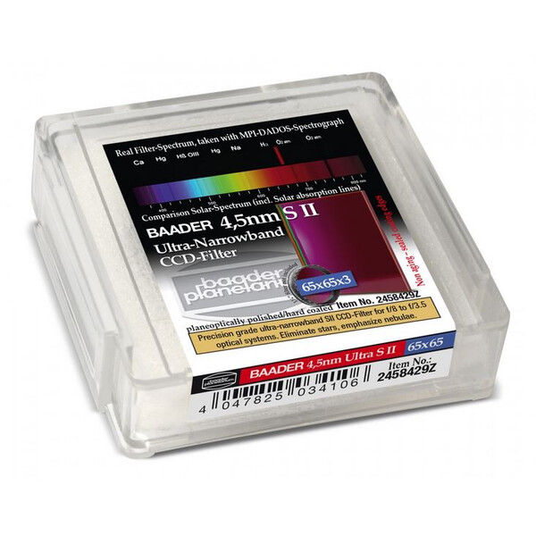 Baader Ultra-Narrowband 4.5nm S II Filtry 65x65mm