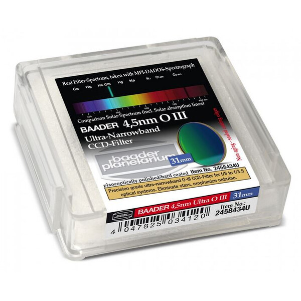 Baader Ultra-Narrowband 4.5nm OIII Filtry 31mm