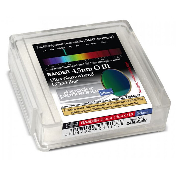 Baader Ultra-Narrowband 4.5nm OIII Filtry 36mm