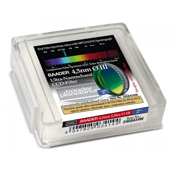 Baader Ultra-Narrowband 4.5nm OIII Filtry 2"