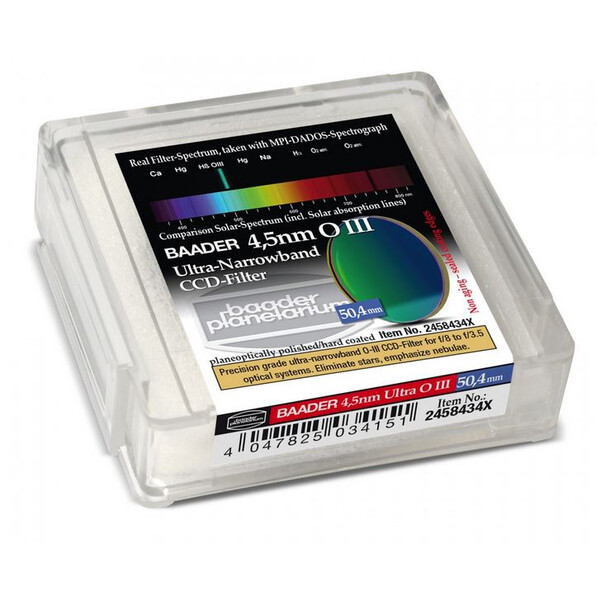 Baader Ultra-Narrowband 4.5nm OIII Filtry 50.4mm