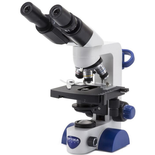 Optika Mikroskop B-67 , bino, 40-600x, LED, Akku, Kreuztisch