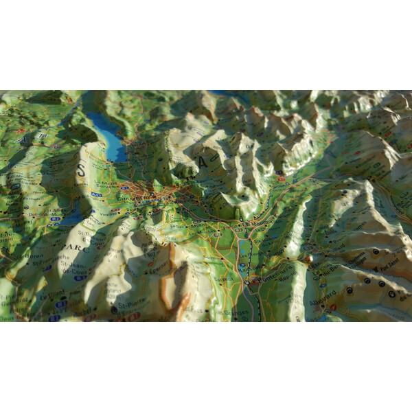 3Dmap Mapa regionalna La Savoie