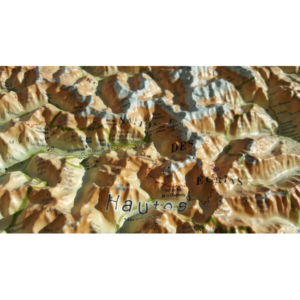 3Dmap Mapa regionalna Le Massif des Ecrins