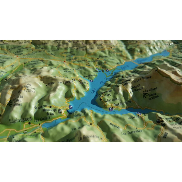 3Dmap Mapa regionalna Le Massif des Ecrins