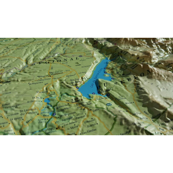 3Dmap Mapa regionalna Le Verdon