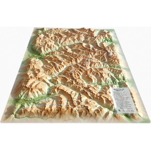 3Dmap Mapa regionalna Queyras-Ubaye