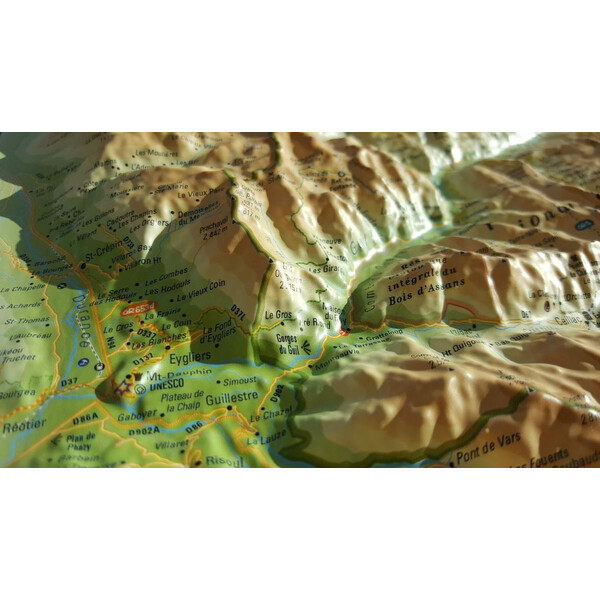 3Dmap Mapa regionalna Queyras-Ubaye