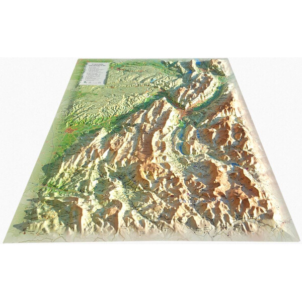 3Dmap Mapa regionalna Vercors-Chartreuse