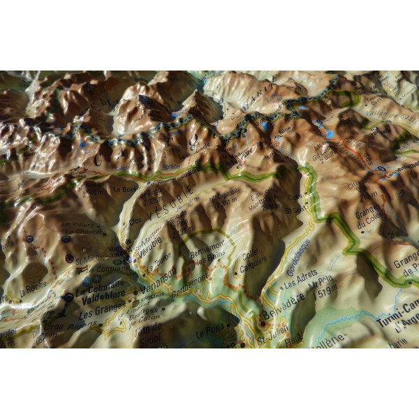 3Dmap Mapa regionalna Le Massif du Mercantour