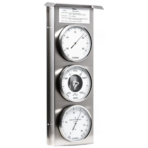 Fischer Stacja meteo Außenwetterstation mit Wetterregeln