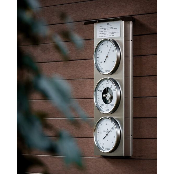 Fischer Stacja meteo Außenwetterstation mit Wetterregeln