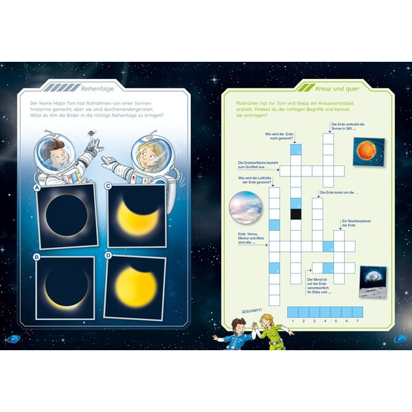 Tessloff-Verlag Mały Major Tom. Zabawa logiczna Spojrzenie na Ziemię